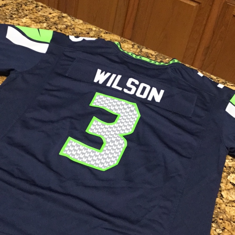 Nike NFL Seattle Seahawks Russell Wilson Jersey